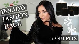 Holiday Fashion Haul + Outfit Ideas | Stephanie Ledda