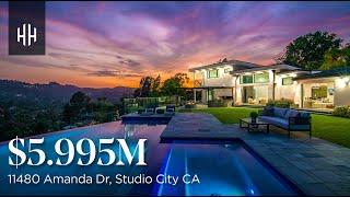 SOLD | Private Full Acre Modern Promontory in Studio City | 11480 Amanda Dr