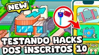 TESTANDO SEGREDOS E HACKS SECRETOS DOS INSCRITOS NO PAZU AVATAR WORLD #10