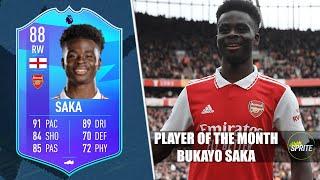 THE PERFECT WINGER?!? | FIFA 23 POTM BUKAYO SAKA PLAYER REVIEW | 88 POTM BUKAYO SAKA PLAYER REVIEW