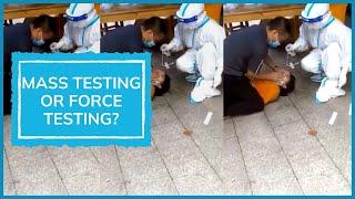 Chinese woman pinned on ground, tested for Covid forcibly, claims viral video. Netizens react