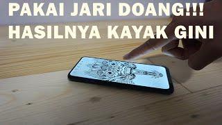 Raka Jana : Menggambar hanya menggunakan jari di media smartphone!!!