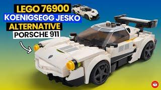  76900 Koenigsegg JESKO ▷ PORSCHE 911 - Lego Speed Champions Alternative