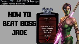 4 days old Account defeats BOSS JADE in Relic Hunt! Full Guide! MK Mobile