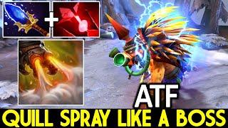 ATF [Bristleback] Unkillable Build Quill Spray Like a Boss Dota 2