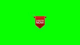 GREEN SCREEN SUBSCRIBE BUTTON ANIMATED USE EVERYONE GAMER FREE FIRE