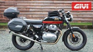 Royal Enfield 650 Interceptor Luggage For Motorcycle Touring, Givi Range