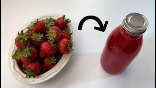 HOW TO MAKE STRABERRY JUICE CONCENTRATE ?