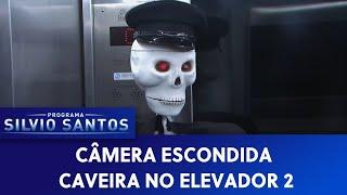 Caveira no Elevador 2 - Skeleton in a Elevator Prank 2 | Câmeras Escondidas (05/11/21)