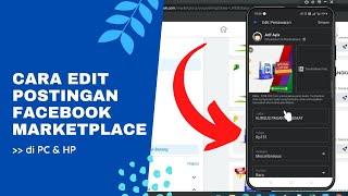 CARA EDIT TAWARAN DI FACEBOOK MARKETPLACE