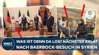 BAERBOCK BRÜSKIERT: Syrischer Nachrichtenkanal macht Deutsche Außenministerin auf Fotos unkenntlich