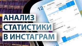 Анализ статистики в инстаграм