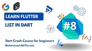 Programming Course for Beginners: Lists in Dart #List #dartcourse #dartflutter #muhammadatifpervaiz