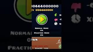 CONOCÍAS ESTE NIVEL EN GEOMETRY DASH‼️ 0006660000