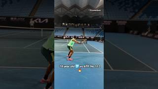 14-year-old Cooper Kose crushing the ball vs ATP No 112 Jason Kubler  #tennis