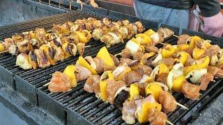 Street Food Seen in the Markets of Prague, Czech Republic