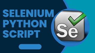 Selenium Python Script