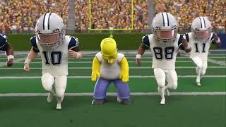 The Simpsons: Funday Football | Disney Channel | PROMO