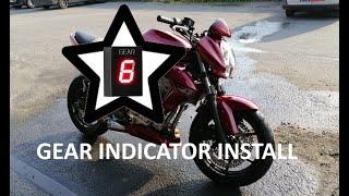 Kawasaki ER6-N '07 Gear indicator install