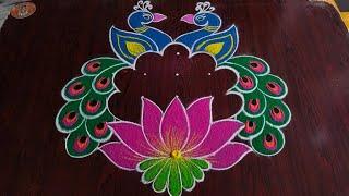 2025 New year special rangoli design