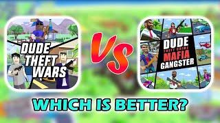 Dude Theft Wars VS Dude Theft Crime Mafia Gangster - COMPARISON (ANDROID)