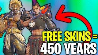 Earn FREE SKINS in Overwatch 2, but it'll take 450 years