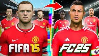 I Rebuild Manchester United From FIFA 15 to FC 25!