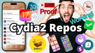 Top 25 Cydia Repos For iOS 16 - iOS 17.5.1 | 2024 | How to add Repos in Cydia 2 | No PC Method