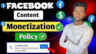 facebook content Monetization policy issue sloved | fb contant Monetization policies Problem Solved