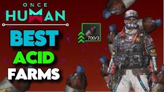 The BEST ACID FARMS - Once Human Farming Guide - How to get 1000 acid / hr