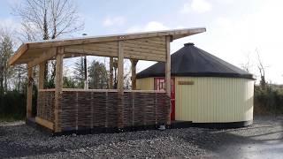 Yurty Ahern yurt at Willowbrook Glamping And Hideaways