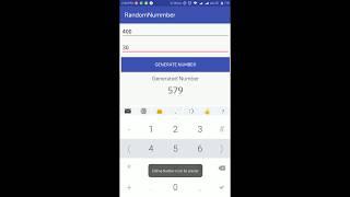 Random Number Generator Android App - DroidBlogger