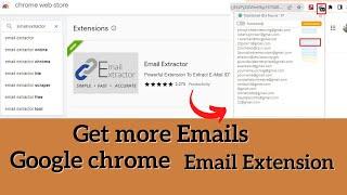How to use the email extractor extension the google chrome Browser