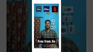 Jio giving free Netflix, prime and Disney subscription #free #jio #news #trending #viral