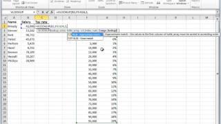 VLOOKUP 4 Using absolute cell reference