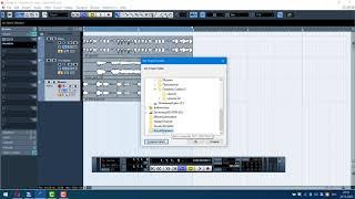 How to move a project to the desired folder in Cubase 5