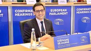 Audition de Stéphane Séjourné au Parlement Européen