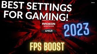 BEST AMD Adrenalin Settings For GAMING! *2023* | RX 5700 XT