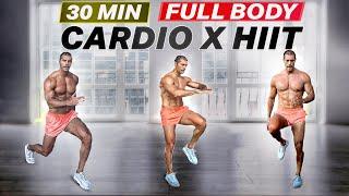 30-Minute Full Body Cardio HIIT Bodyweight Workout at Home for Maximum Fat Loss