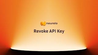 Revoke API key