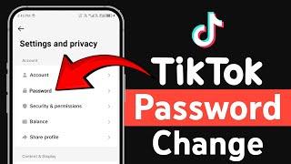 TikTok Ka Password Kaise Change Kare | How to change TikTok password