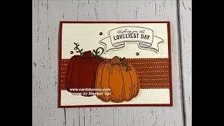 Rustic Harvest Suite Collection Fall Card (Stampin' Up!)