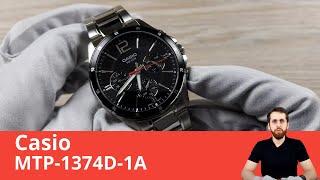 Обзор и настройка часов Casio MTP-1374D-1A