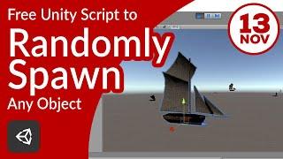 Unity Random Prefab Spawner C# Script: How to instantiate random prefabs on several random locations