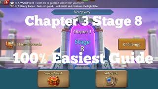 Lords mobile Vergeway Chapter 3 stage 8 easiest guide|Vergeway Chapter 3 stage 8 lords mobile