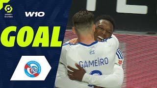 Goal Lebo MOTHIBA (81' - RCSA) STADE RENNAIS FC - RC STRASBOURG ALSACE (1-1) 23/24