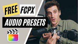 Free FCPX Audio Presets for Final Cut Pro X Audio Preset Pack How to improve your audio for Youtube