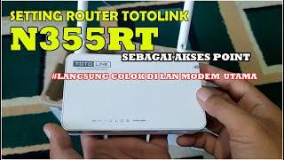 SETTING MODEM TOTOLINK N355RT