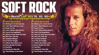 Michael Bolton, Rod Stewart, Phil Collins, Bee Gees, Lobo | Timeless Soft Rock Love Songs 80s 90s