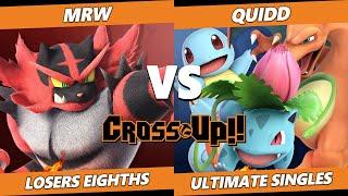 CROSSxUP Losers Top 8 - MRW (Incineroar) Vs. Quidd (Pokemon Trainer) SSBU Ultimate Tournament